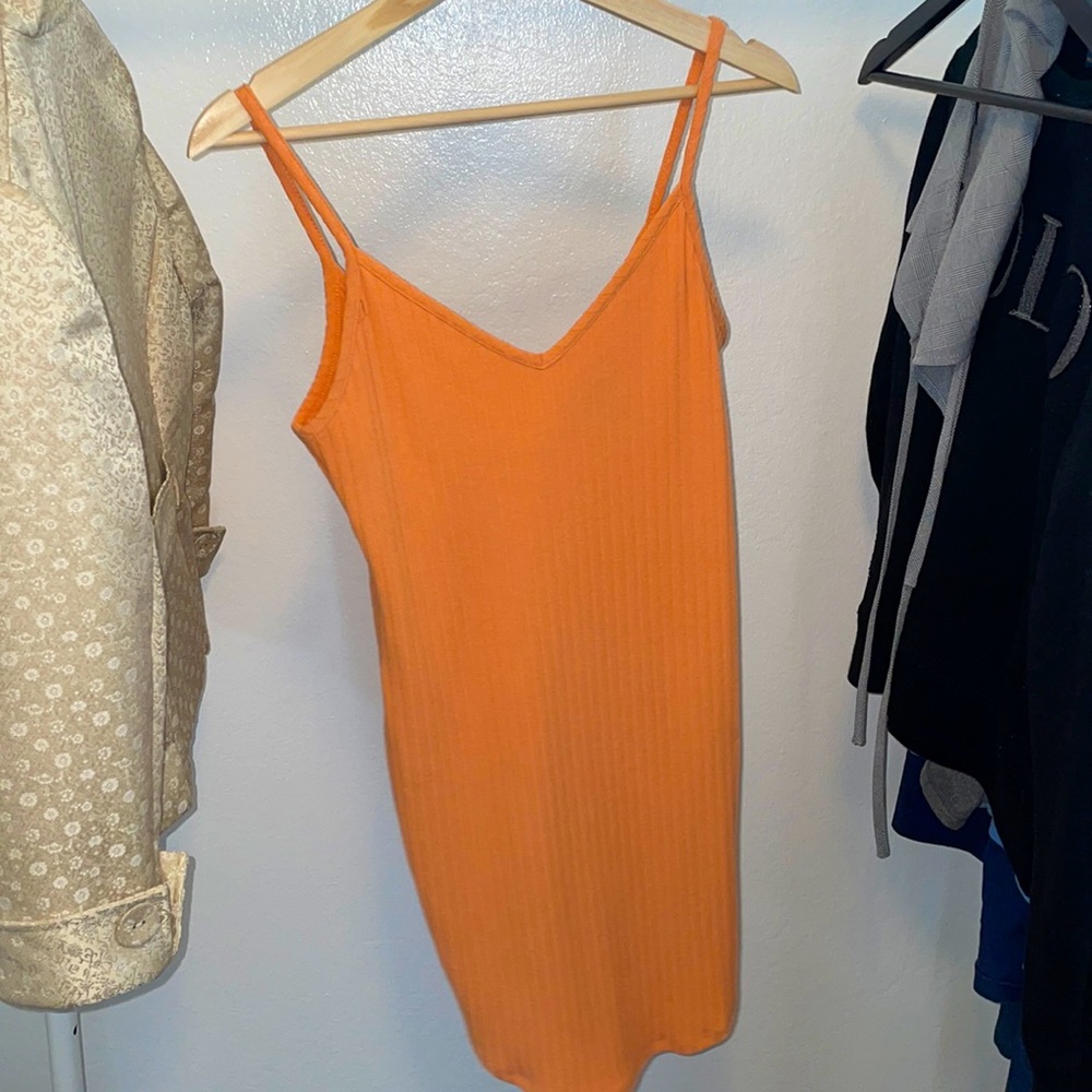 Orange Forever 21 Mini sun dress
